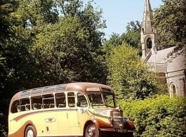 Vintage bus for weddings in Portsmouth